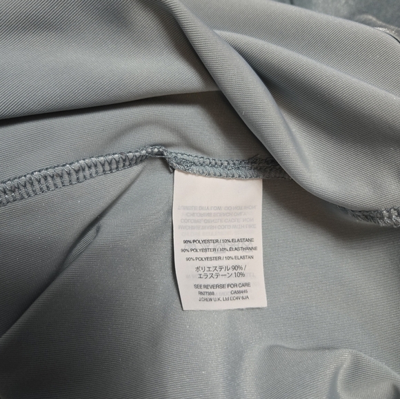 Madewell Small Seafoam Green Velvet Turtleneck Short Sleeve Top - Picture 11 of 12